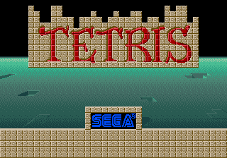 Tetris (set 4, Japan, System 16A, FD1094 317-0093) Title Screen